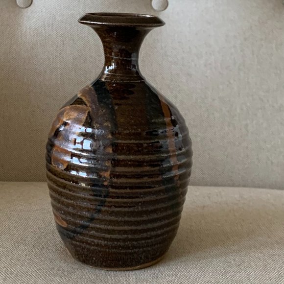 Vintage Vase Handmade Glazed Studio Pottery Signed Ceramic - Picture 4 of 4